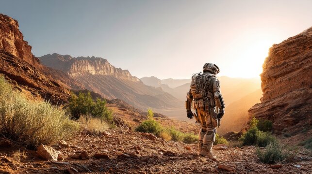 Art Soldier Stealth Overview Scouting Valley Suit 