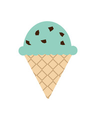 アイスクリーム（チョコミント）