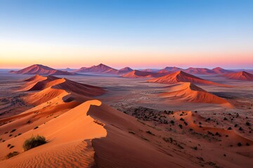 Sunrise over Namib Desert