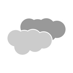 cloud logo icon illustration flat