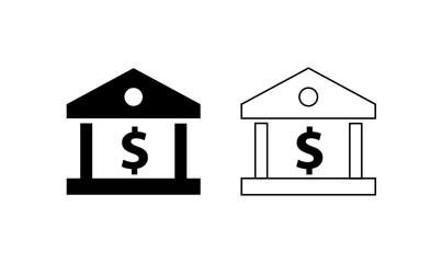 Banking Icon Set | Finance, Money, ATM, Loan, and Account Icons, bank icon set 