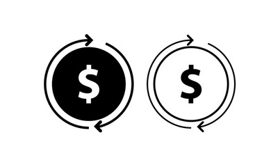 Currency icon set , dollar currency icon set, transaction icon set, money transaction icon set,  money transfer icons,