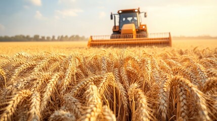 Fototapeta premium Golden wheat harvest