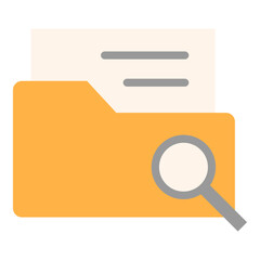 Search Folder Flat Icon