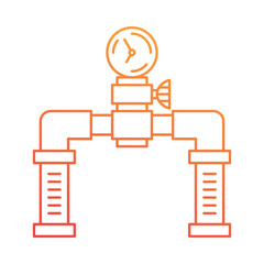 Obraz premium Pressure Gauge Icon