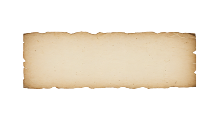 細長い古い紙片のテクスチャー