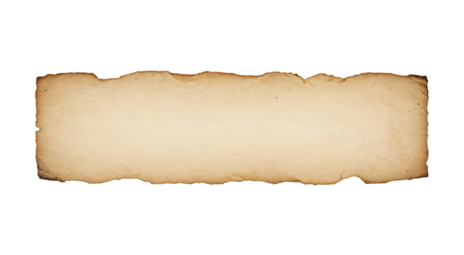 細長い古い紙片のテクスチャー