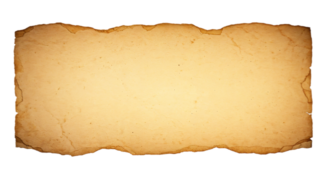 細長い古い紙片のテクスチャー