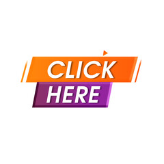 Click here Button Sticker PNG | Colorful Gaming Call to Action Label,Click here Sticker, Click here Png
