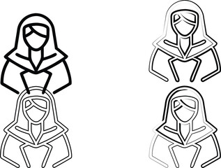 Minimalist line art, duffle bags, simple black and white sketches, cylindrical travel bags, iconic luggage designs, clean outlines, stylized handbags, repeating pattern, fashion accessories illustrati