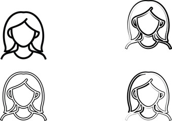 Simple geometric figures, minimalist human shapes, male and female symbols, bathroom sign icons, black and white line drawings, gender representation, stylized pictograms, abstract human forms, circul