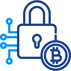 Bitcoin Encryption Icon