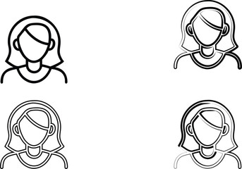 Simple geometric figures, minimalist human shapes, male and female symbols, bathroom sign icons, black and white line drawings, gender representation, stylized pictograms, abstract human forms, circul