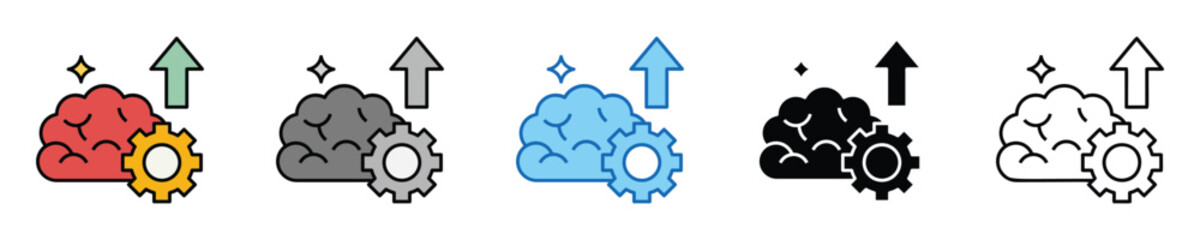 Skills Icons Set – Editable Vector Icons in Multiple Styles