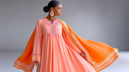 flowing anarkali suit