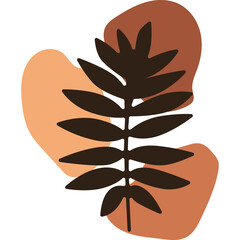 Bohemian Leaf Vector