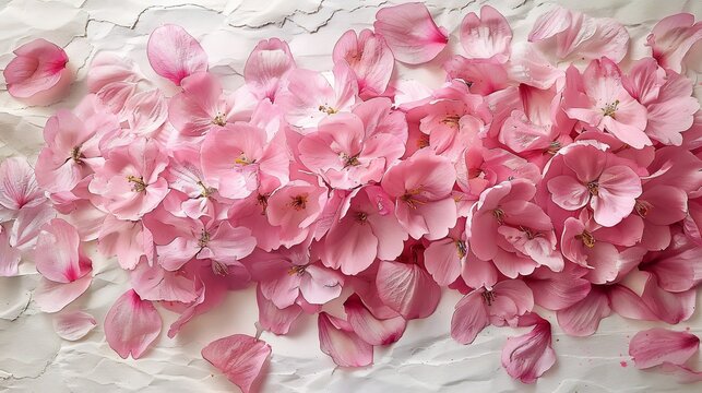 Spring cherry blossom petals soft pink white hues watercolor texture overlay