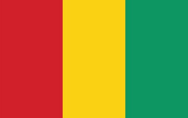 Flag of Guinea. The national flag of Guinea.