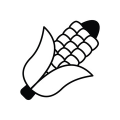 Corn icon vector stock illustration