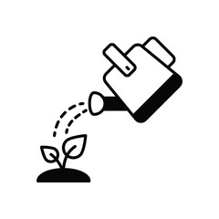 Obraz premium Watering Can icon vector stock illustration