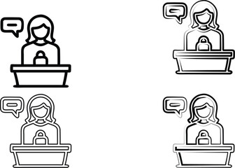 Hand-drawn illustrations, simple line art, hands holding signs, protest symbols, gender icons, male and female symbols, minimalist design, black and white sketches, activism concepts, unity in diversi