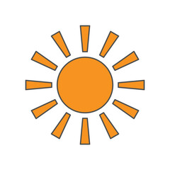 sun vector illustration