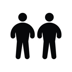 people symbols vector icon