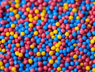 Colorful candy balls background