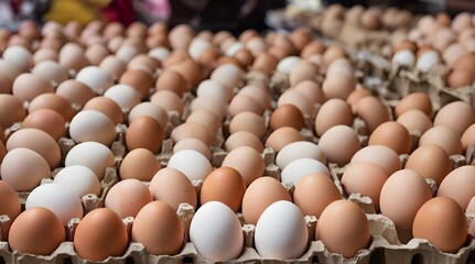 20 eggs in a carton at the markets.generative.ai