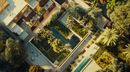 Modern Middle Eastern Landscape with Luxurious Design and Nature