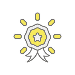 Outstanding icon vector stock illustration