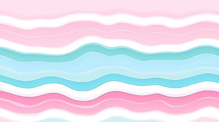 Pastel wavy layers create a soothing visual effect.