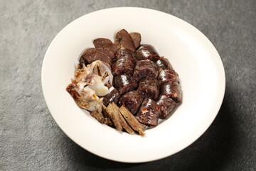 English Title: Korean Blood Sausage (Sundae)Japanese Title: 韓国のスンデ