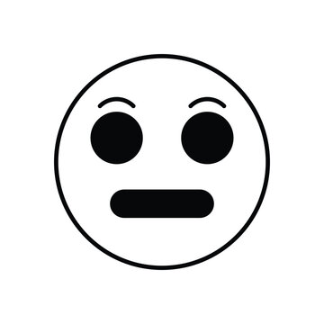 So-So icon vector stock illustration