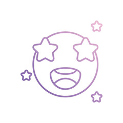 Amazing icon vector stock illustration
