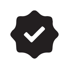 vector illustration of a tick sign icon