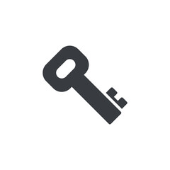 Classic key symbol vector icon