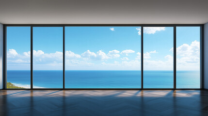 Fototapeta premium empty room with window