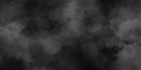 Abstract Dark Black background texture with old vintage charcoal black backdrop. Misty, smoky effect, foggy sky or a dense, moody atmosphere. Cement wall texture background.