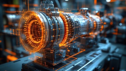 Futuristic Engine Design: A Glimpse into Advanced Mechanical Engineering