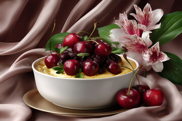 clafoutis cherries custard