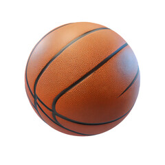 Obraz premium A basketball ball with transparent background png