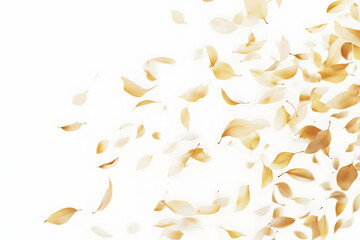 Obraz premium Golden Leaves Dance in Autumn Air