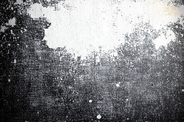 Abstract grunge black and white distressed texture background