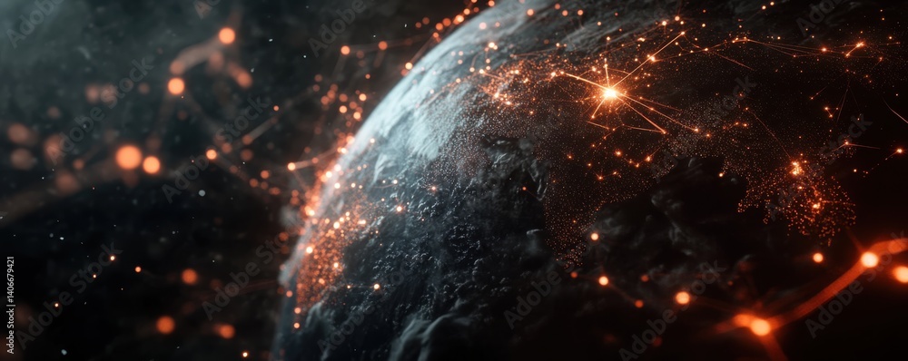 Poster global network: a visualization of interconnectedness