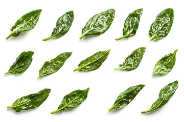 Fresh Spinach Leaves: Vibrant Green, Healthy