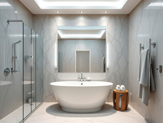 modern bathroom interior