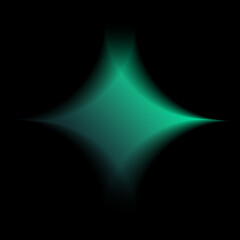 Octagon Futuristic Polygon Gradient Abstract Shape