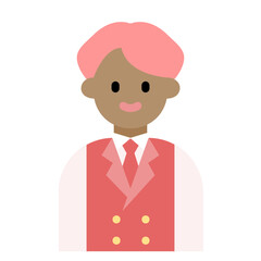 승무원 캐릭터 아이콘