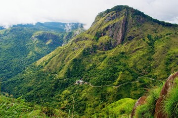 Ella Rock view, central Sri Lanka landscape